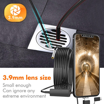 inskam107 3.9mm 3 In 1 HD Waterproof Industry Digital Endoscope Inspection Camera, Length:5m Hard Cable -  by buy2fix | Online Shopping UK | buy2fix