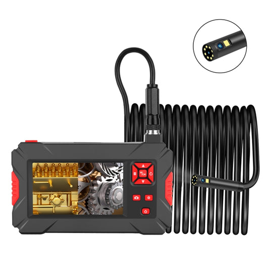 P30 8mm 1080P IP68 Waterproof 4.3 inch Screen Dual Camera Digital Endoscope, Length:2m Hard Cable(Black) -  by buy2fix | Online Shopping UK | buy2fix