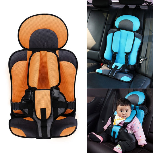 Car Portable Children Safety Seat, Size:50 x 33 x 21cm (For 0-5 Years Old)(Orange + Black) by buy2fix