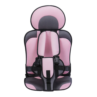 Car Portable Children Safety Seat, Size:50 x 33 x 21cm (For 0-5 Years Old)(Pink + Grey) - Seat Accessories by buy2fix | Online Shopping UK | buy2fix