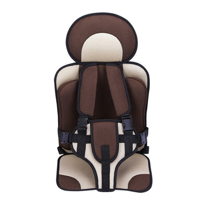 Car Portable Children Safety Seat, Size:50 x 33 x 21cm (For 0-5 Years Old)(Coffee + Beige) by buy2fix