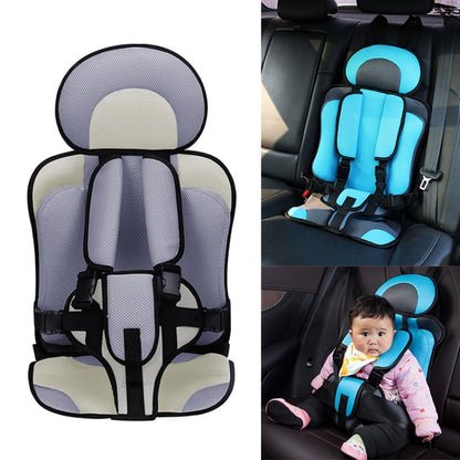 Car Portable Children Safety Seat, Size:50 x 33 x 21cm (For 0-5 Years Old)(Beige + Grey) by buy2fix
