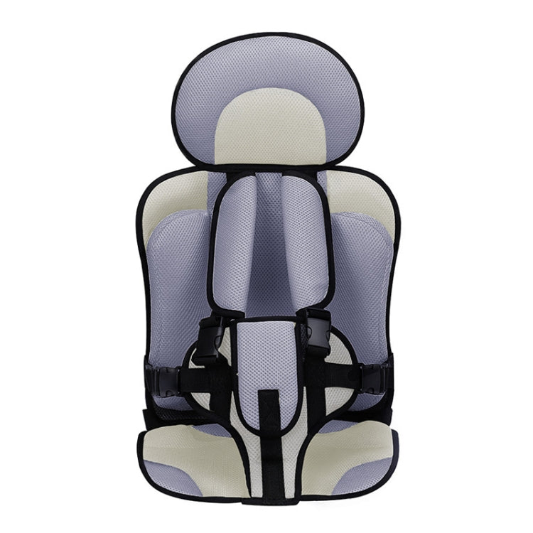 Car Portable Children Safety Seat, Size:50 x 33 x 21cm (For 0-5 Years Old)(Beige + Grey) by buy2fix