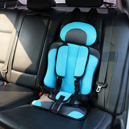 Car Portable Children Safety Seat, Size:50 x 33 x 21cm (For 0-5 Years Old)(Light Blue + Grey) - Seat Accessories by buy2fix | Online Shopping UK | buy2fix
