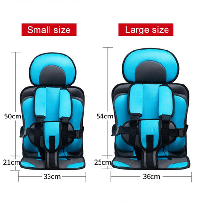 Car Portable Children Safety Seat, Size:50 x 33 x 21cm (For 0-5 Years Old)(Light Blue + Grey) - Seat Accessories by buy2fix | Online Shopping UK | buy2fix