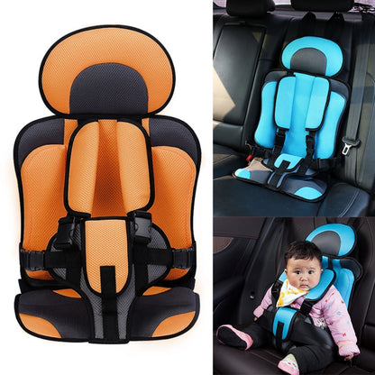 Car Portable Children Safety Seat, Size:54 x 36 x 25cm (For 3-12 Years Old)(Orange + Black) - Seat Accessories by buy2fix | Online Shopping UK | buy2fix