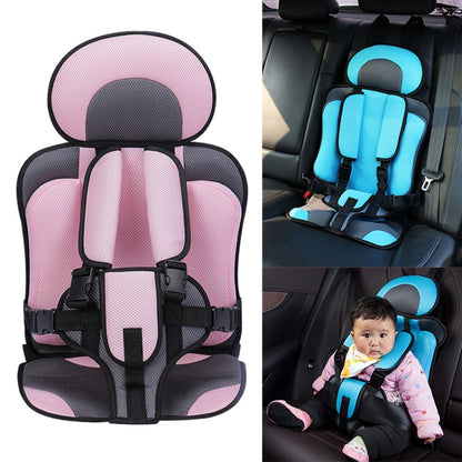 Car Portable Children Safety Seat, Size:54 x 36 x 25cm (For 3-12 Years Old)(Pink + Grey) by buy2fix