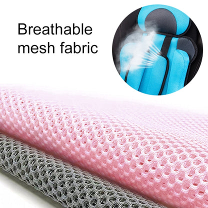 Car Portable Children Safety Seat, Size:54 x 36 x 25cm (For 3-12 Years Old)(Pink + Grey) by buy2fix