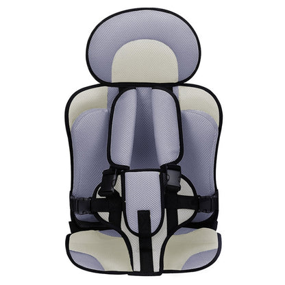 Car Portable Children Safety Seat, Size:54 x 36 x 25cm (For 3-12 Years Old)(Beige + Grey) by buy2fix