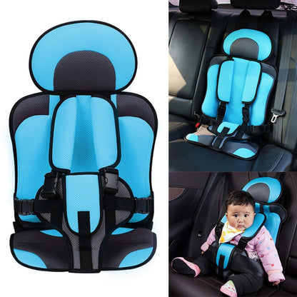Car Portable Children Safety Seat, Size:54 x 36 x 25cm (For 3-12 Years Old)(Light Blue + Grey) by buy2fix