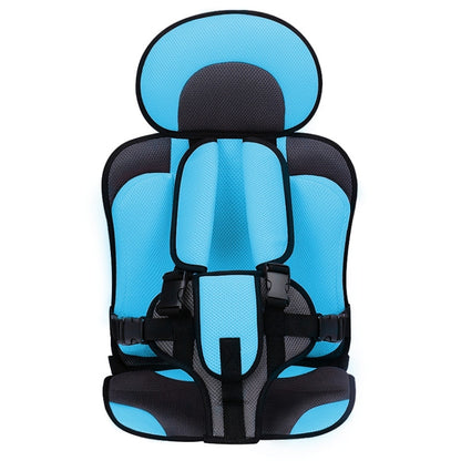 Car Portable Children Safety Seat, Size:54 x 36 x 25cm (For 3-12 Years Old)(Light Blue + Grey) by buy2fix