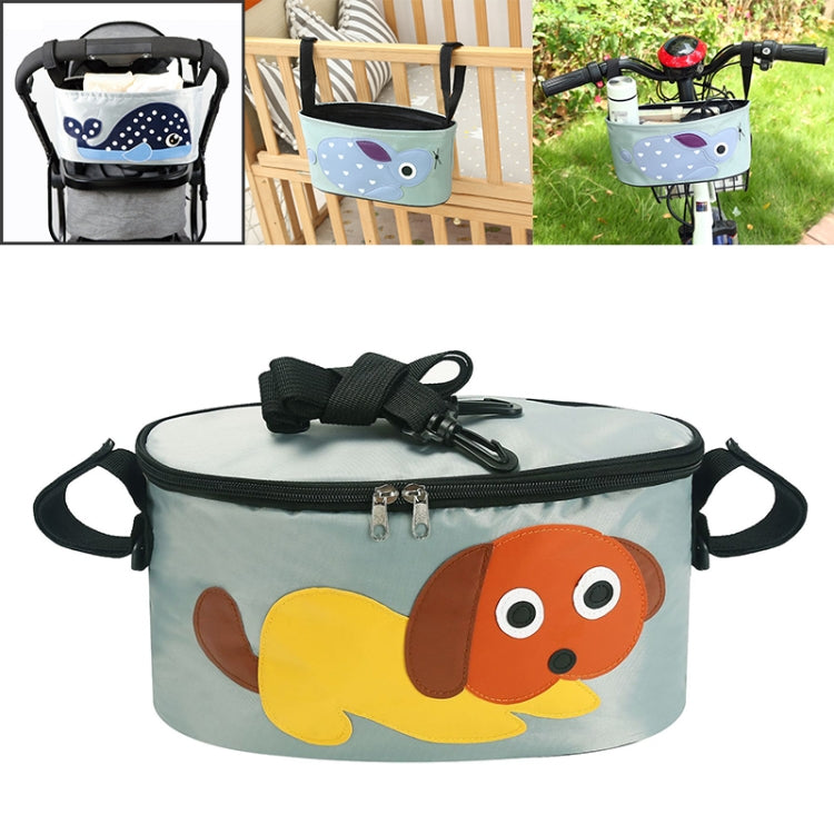 Car Baby Storage Bag Electromobile Bicycle Cart Storage Bag Hanging Bag with Cover(SKU-07-Dog) by buy2fix