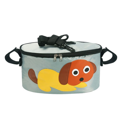 Car Baby Storage Bag Electromobile Bicycle Cart Storage Bag Hanging Bag with Cover(SKU-07-Dog) by buy2fix