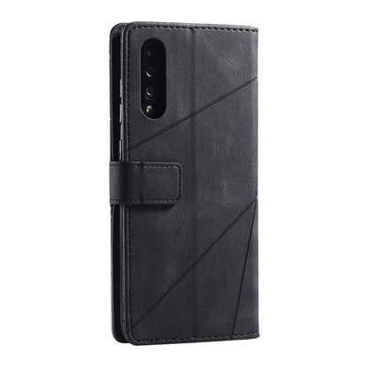 For Samsung Galaxy A70s Skin Feel Splicing Horizontal Flip Leather Case with Holder & Card Slots & Wallet & Photo Frame(Black) by buy2fix