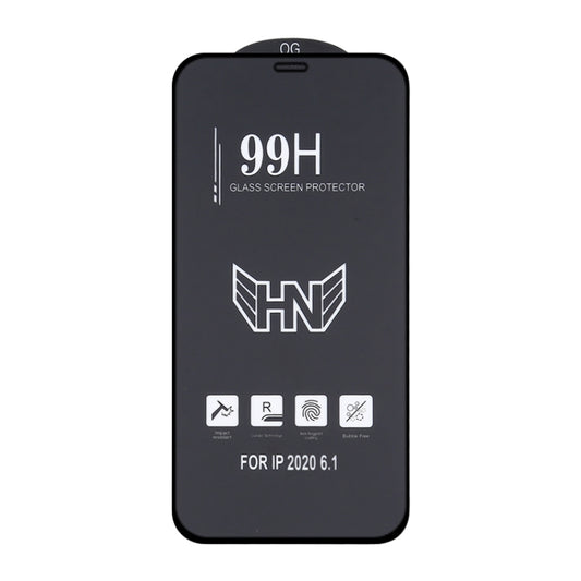 For iPhone 12 / 12 Pro High Aluminum Large Arc Full Screen Tempered Glass Film - iPhone 12 / 12 Pro Tempered Glass by buy2fix | Online Shopping UK | buy2fix