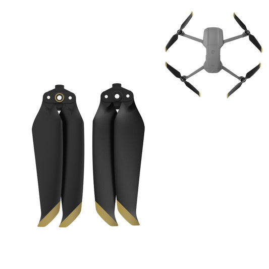 1 Pair Sunnylife 7238F-1 For DJI Mavic Air 2 Low Noise Quick-release Propellers(Gold) - DIY Propeller by buy2fix | Online Shopping UK | buy2fix