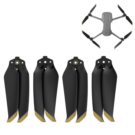 2 Pairs Sunnylife 7238F-2 For DJI Mavic Air 2 / Air 2S Low Noise Quick-release Propellers(Gold) - DIY Propeller by buy2fix | Online Shopping UK | buy2fix