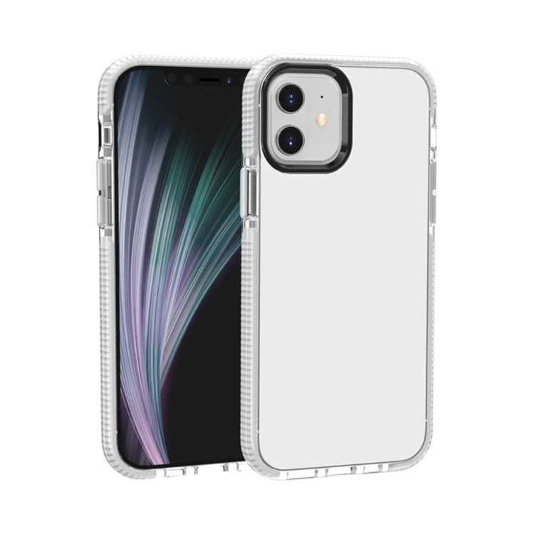 For iPhone 12 / 12 Pro Shockproof High Transparency TPU Protective Case(White) by buy2fix