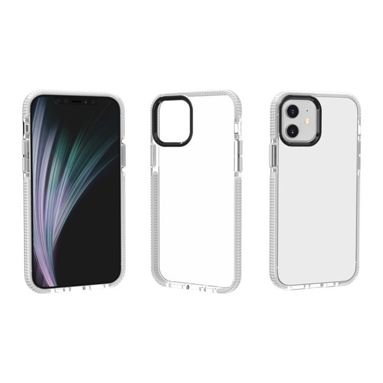 For iPhone 12 / 12 Pro Shockproof High Transparency TPU Protective Case(White) by buy2fix
