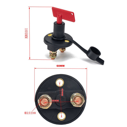 200A Car Battery Selector Isolator Disconnect Rotary Switch Cut - Car Switches by buy2fix | Online Shopping UK | buy2fix