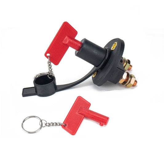200A Car Battery Selector Isolator Disconnect Rotary Switch Cut with 2 Keys - Car Switches by buy2fix | Online Shopping UK | buy2fix