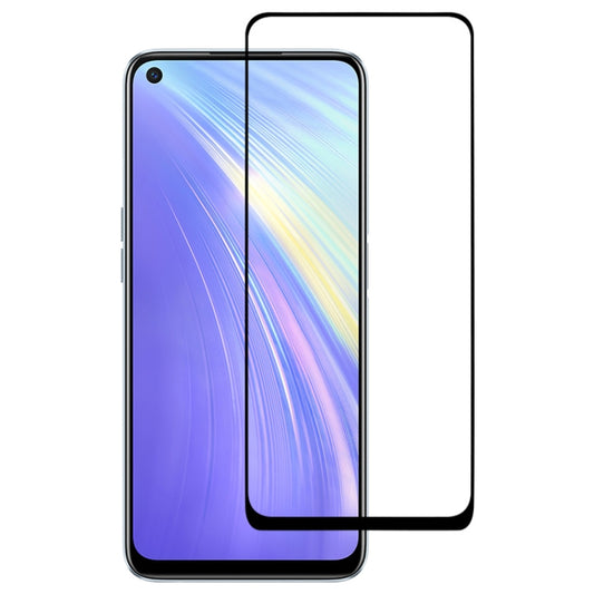 For OPPO Realme 6 Full Glue Full Screen Tempered Glass Film - Realme Tempered Glass by buy2fix | Online Shopping UK | buy2fix