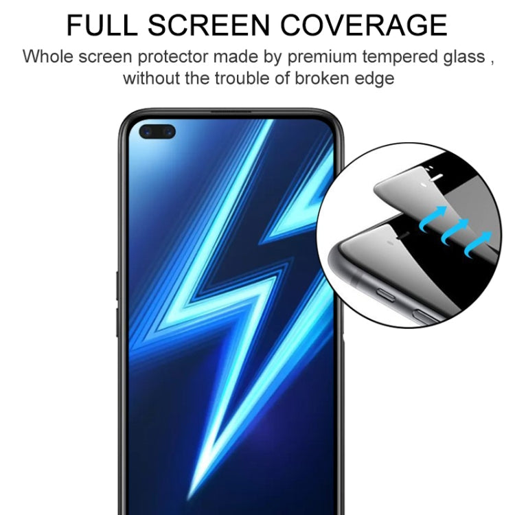 For OPPO Realme 6 Pro Full Glue Full Screen Tempered Glass Film - Realme Tempered Glass by buy2fix | Online Shopping UK | buy2fix