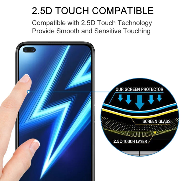 For OPPO Realme 6 Pro Full Glue Full Screen Tempered Glass Film - Realme Tempered Glass by buy2fix | Online Shopping UK | buy2fix
