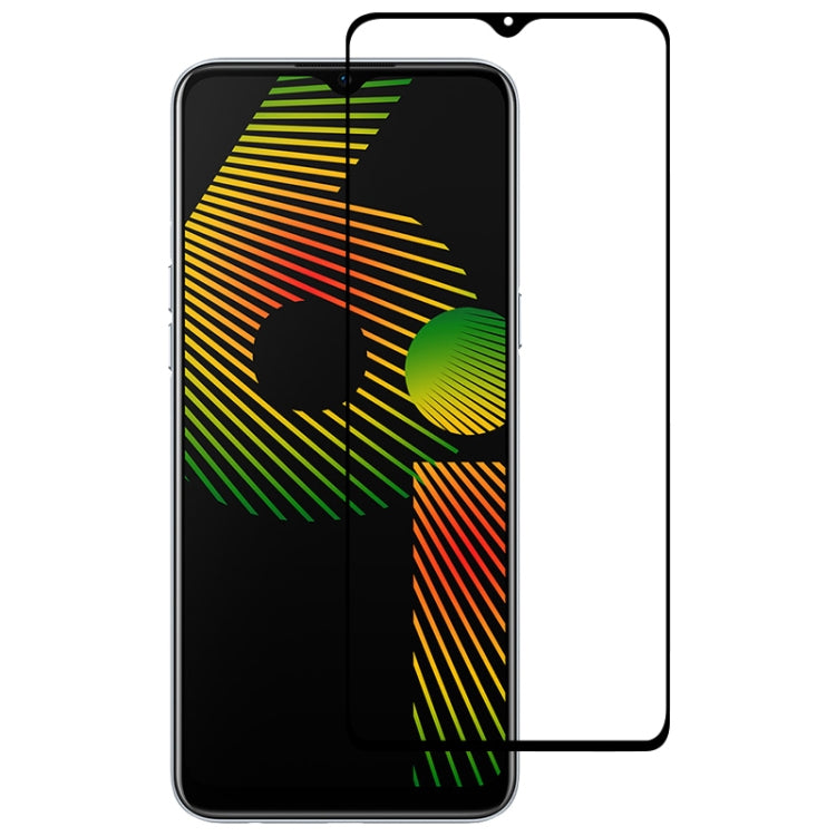 For OPPO Realme 6i Full Glue Full Screen Tempered Glass Film - Realme Tempered Glass by buy2fix | Online Shopping UK | buy2fix