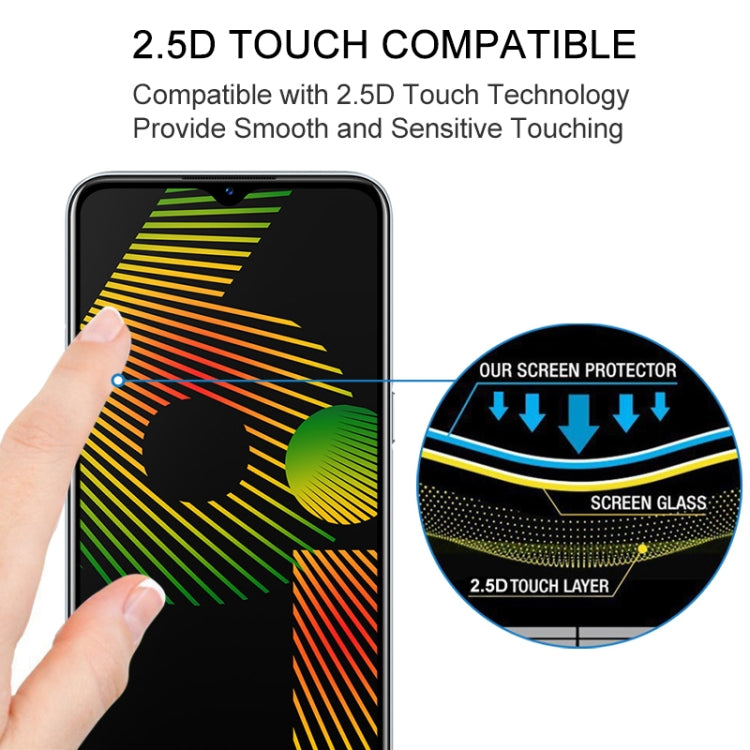 For OPPO Realme 6i Full Glue Full Screen Tempered Glass Film - Realme Tempered Glass by buy2fix | Online Shopping UK | buy2fix