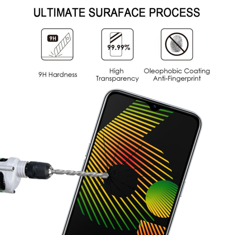 For OPPO Realme 6i Full Glue Full Screen Tempered Glass Film - Realme Tempered Glass by buy2fix | Online Shopping UK | buy2fix