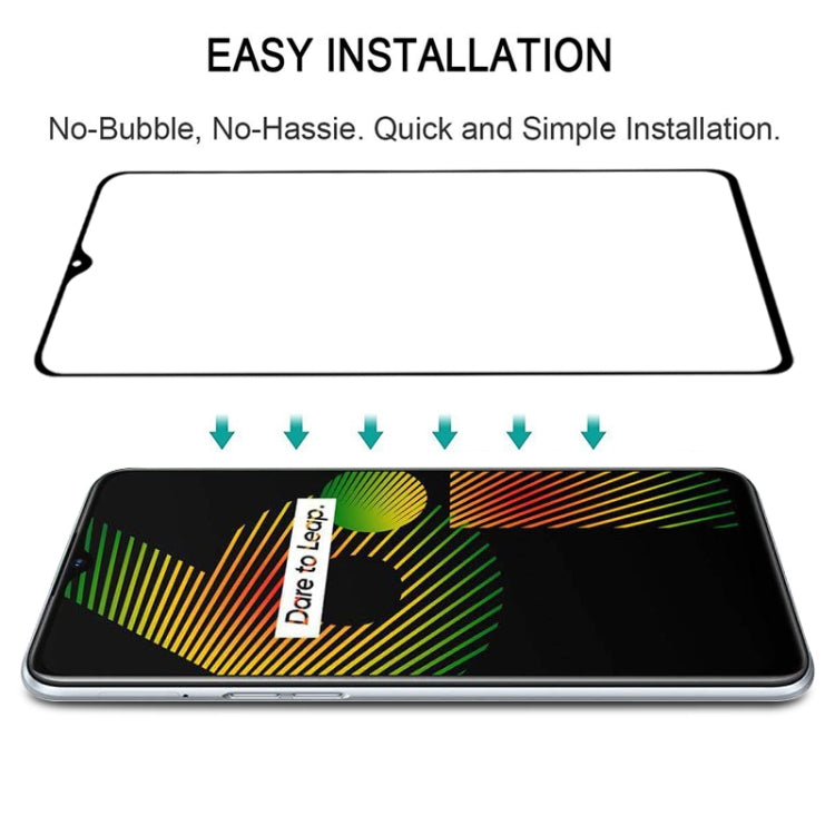 For OPPO Realme 6i Full Glue Full Screen Tempered Glass Film - Realme Tempered Glass by buy2fix | Online Shopping UK | buy2fix
