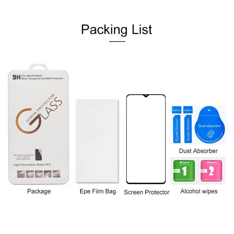 For OPPO Realme 6i Full Glue Full Screen Tempered Glass Film - Realme Tempered Glass by buy2fix | Online Shopping UK | buy2fix