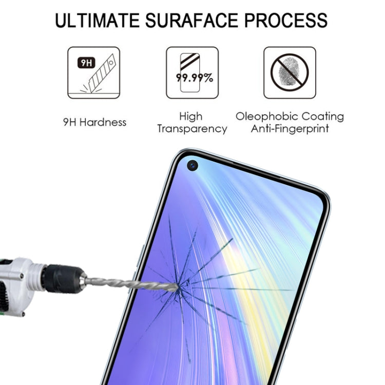 For OPPO Realme 6 25 PCS Full Glue Full Screen Tempered Glass Film - Realme Tempered Glass by buy2fix | Online Shopping UK | buy2fix