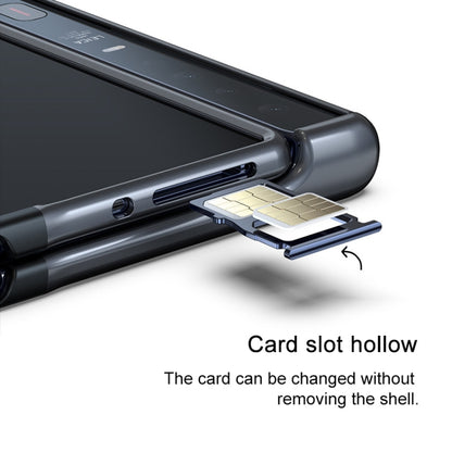 For Huawei Mate Xs / X Foldable Frame Shockproof Protective Case(Black) - Huawei Cases by buy2fix | Online Shopping UK | buy2fix