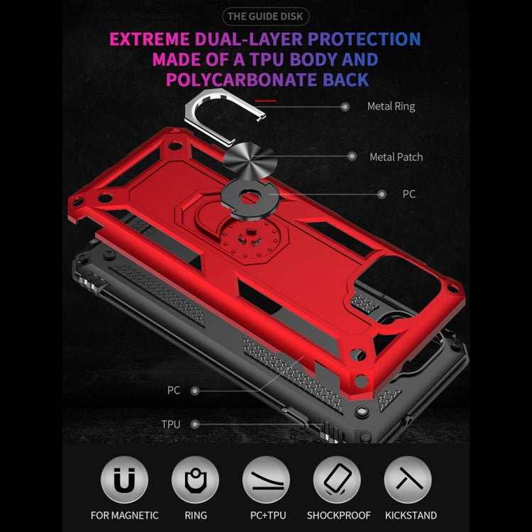 For Motorola Moto G 5G Plus Shockproof TPU + PC Protective Case with 360 Degree Rotating Holder(Black) - Motorola Cases by buy2fix | Online Shopping UK | buy2fix