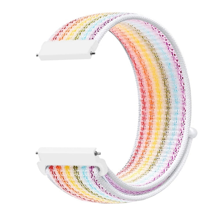For Samsung Galaxy Watch 46mm Nylon Braided Watch Band(Colorful) - Watch Bands by buy2fix | Online Shopping UK | buy2fix