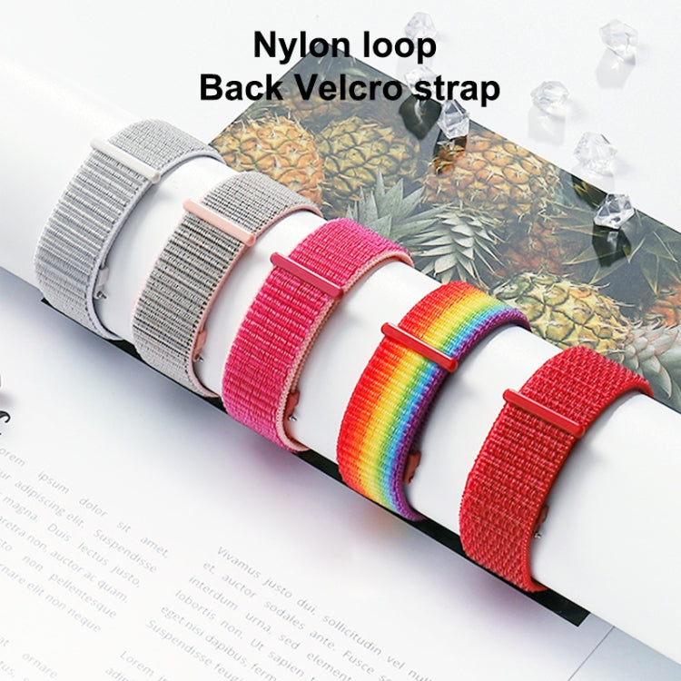 For Samsung Galaxy Watch 46mm Nylon Braided Watch Band(Colorful) - Watch Bands by buy2fix | Online Shopping UK | buy2fix