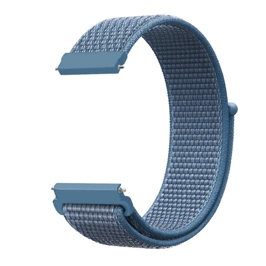 For Samsung Galaxy Watch 42mm Nylon Braided Watch Band(Cape Cod Blue) - Watch Bands by buy2fix | Online Shopping UK | buy2fix