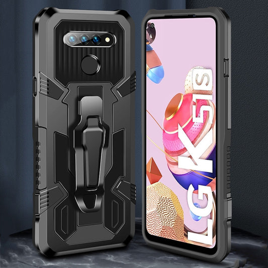 For OPPO Realme 6 Armor Warrior Shockproof PC + TPU Protective Case(Black) - Realme Cases by buy2fix | Online Shopping UK | buy2fix