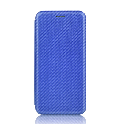 For OnePlus 8 Carbon Fiber Texture Horizontal Flip TPU + PC + PU Leather Case with Card Slot(Blue) - OnePlus Cases by buy2fix | Online Shopping UK | buy2fix