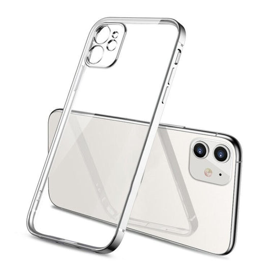 For iPhone 11 Pro Max Magic Cube Plating TPU Protective Case(Silver) - iPhone 11 Pro Max Cases by buy2fix | Online Shopping UK | buy2fix