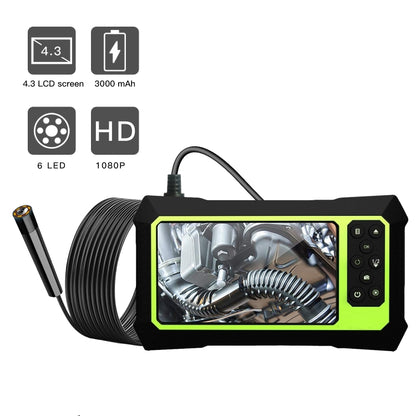 8mm 1080P IP68 Waterproof 4.3 inch Screen Dual Camera Digital Endoscope, Line Length:2m -  by buy2fix | Online Shopping UK | buy2fix