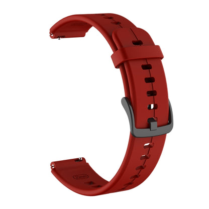 For Huawei TalkBand B6 Silicone Watch Band(Dark Red) by buy2fix