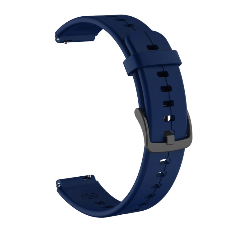 For Huawei TalkBand B6 Silicone Watch Band(Dark Blue) by buy2fix