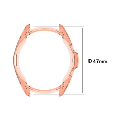 For Samsung Galaxy Watch 3 41mm Electroplating Hollow Half-pack TPU Protective Case(Rose Gold) - Watch Cases by ENKAY | Online Shopping UK | buy2fix