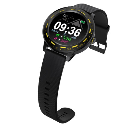 S18 1.3 inch TFT Screen IP67 Waterproof Smart Watch Bracelet, Support Sleep Monitor / Heart Rate Monitor / Blood Pressure Monitoring(Black Yellow) by buy2fix