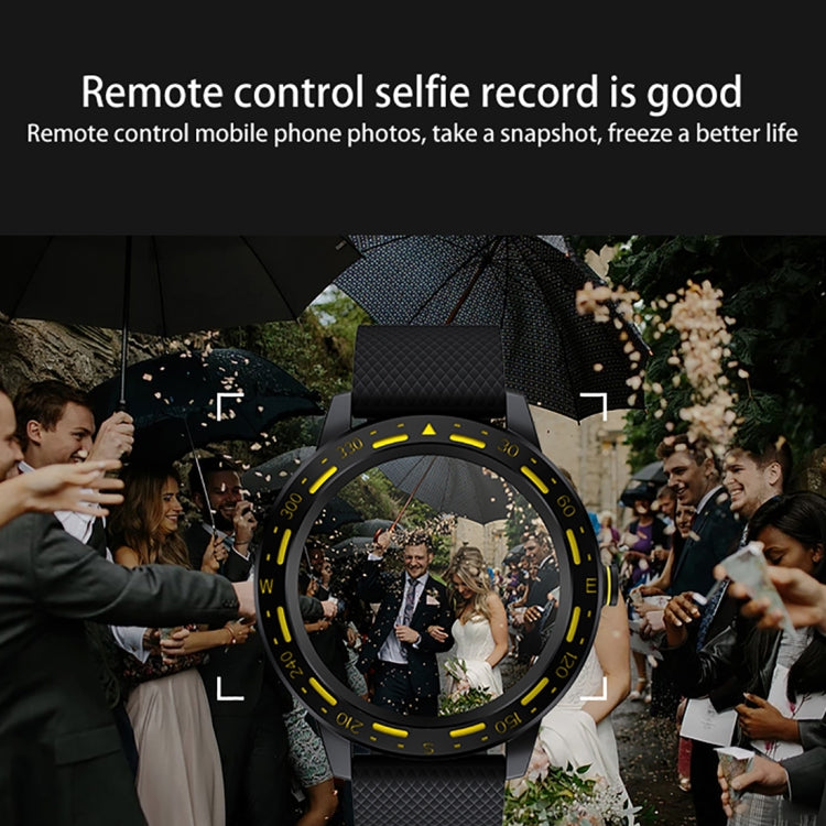 S18 1.3 inch TFT Screen IP67 Waterproof Smart Watch Bracelet, Support Sleep Monitor / Heart Rate Monitor / Blood Pressure Monitoring(Black Yellow) by buy2fix