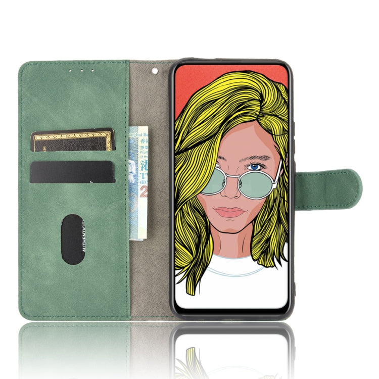For Huawei P smart Z / Y9 Prime (2019) Solid Color Skin Feel Magnetic Buckle Horizontal Flip Calf Texture PU Leather Case with Holder & Card Slots & Wallet(Green) - Huawei Cases by buy2fix | Online Shopping UK | buy2fix