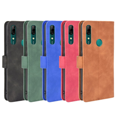 For Huawei P smart Z / Y9 Prime (2019) Solid Color Skin Feel Magnetic Buckle Horizontal Flip Calf Texture PU Leather Case with Holder & Card Slots & Wallet(Green) - Huawei Cases by buy2fix | Online Shopping UK | buy2fix